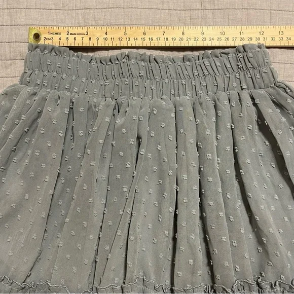 Entro Girls Gray Tulle Skirt Size Small - Picture 3 of 9